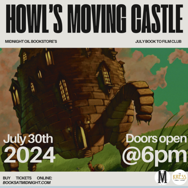Howl's Moving Castle Book to Film Club Instagram post